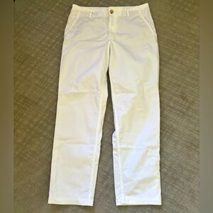 LOFT Perfect Straight white pants size 10 Tall